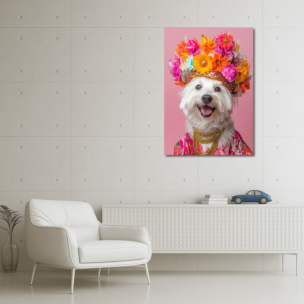 Flower Joy: Fluffy Friend
