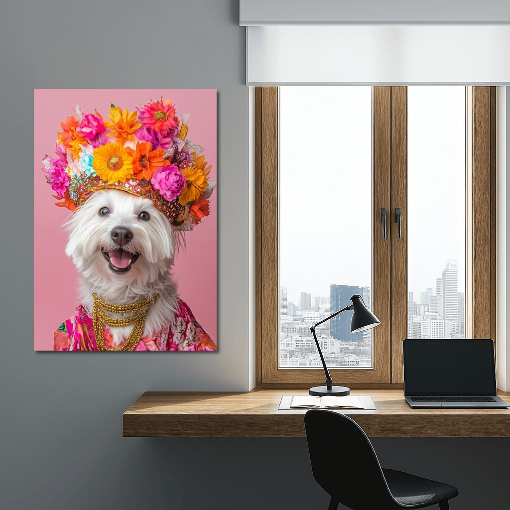 Flower Joy: Fluffy Friend