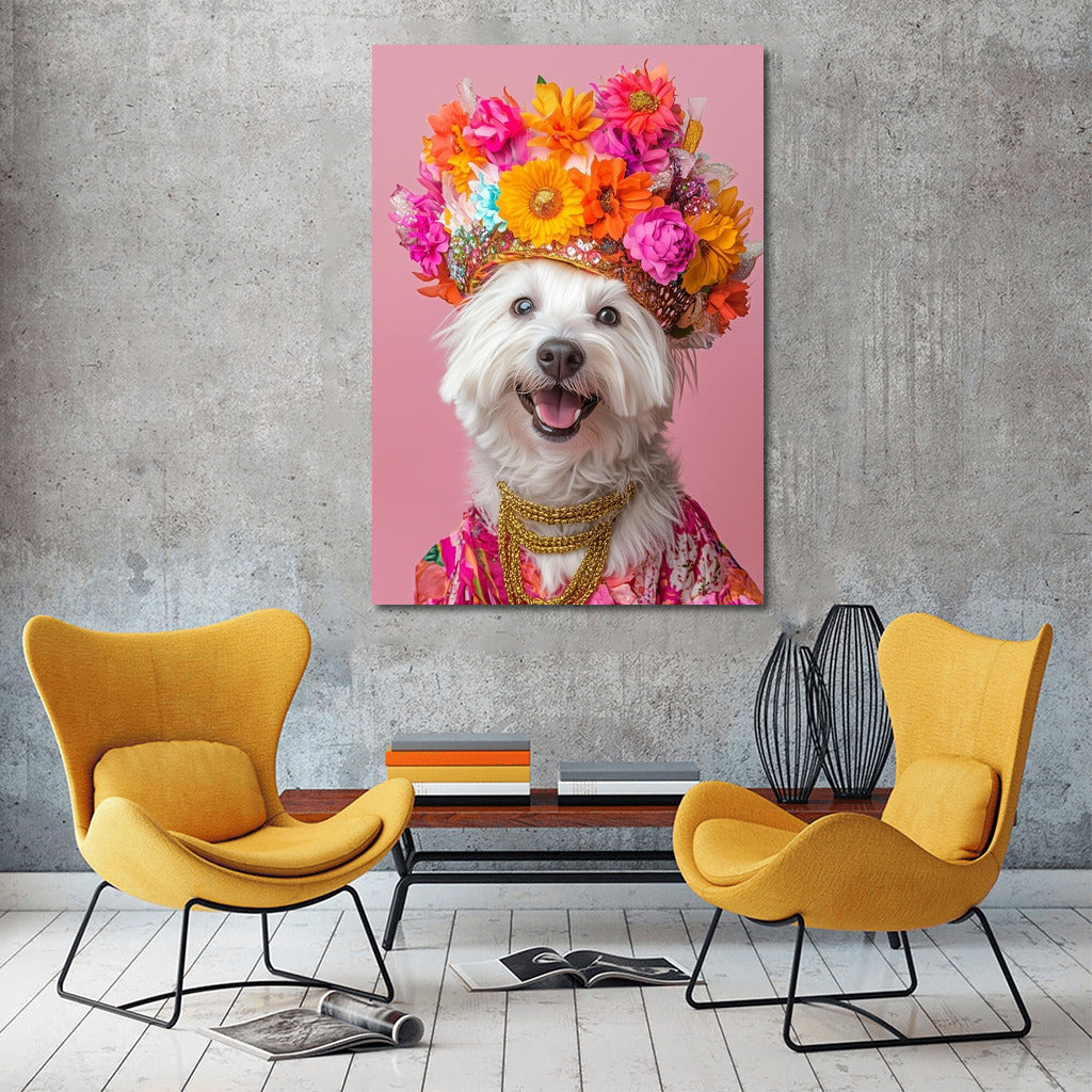 Flower Joy: Fluffy Friend