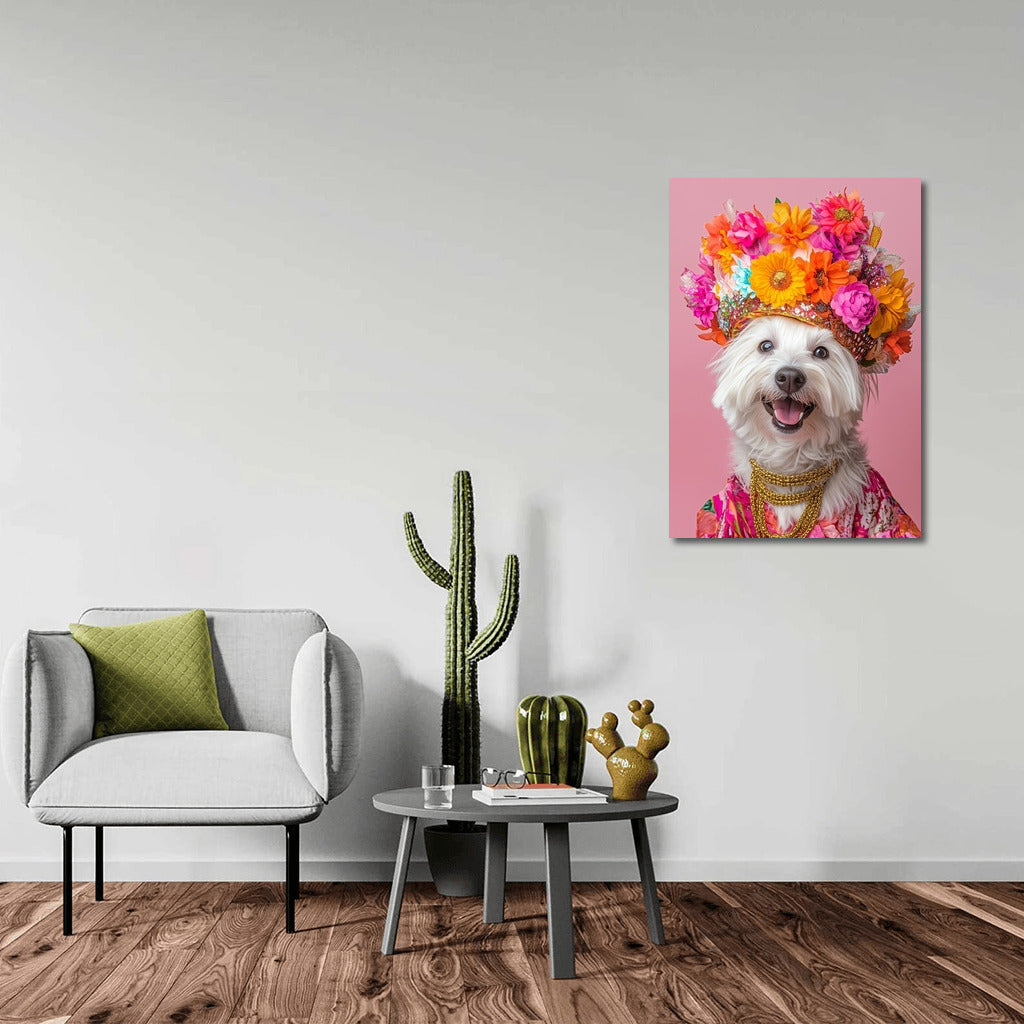 Flower Joy: Fluffy Friend