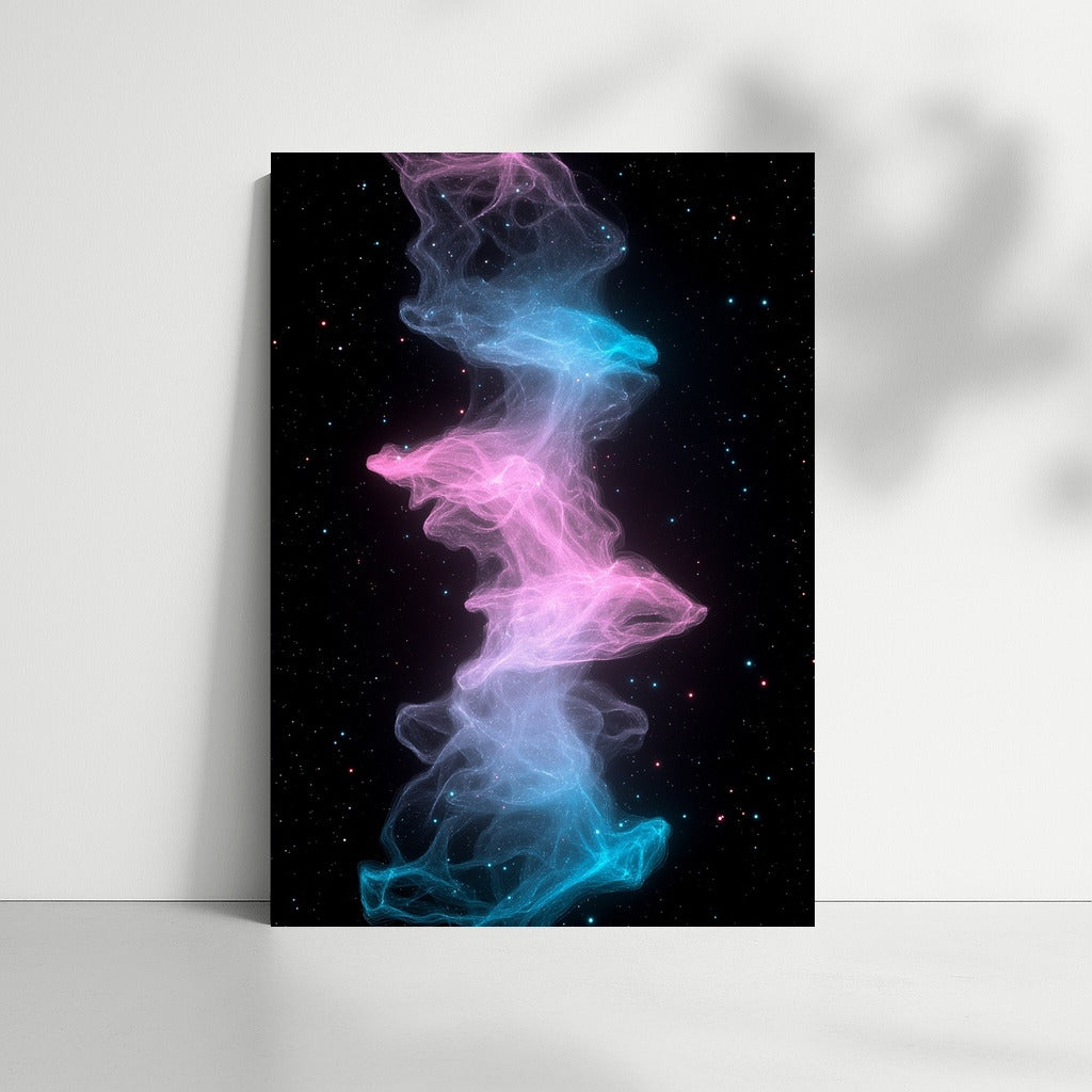 Star Rhapsody in Pink and Blue Waves