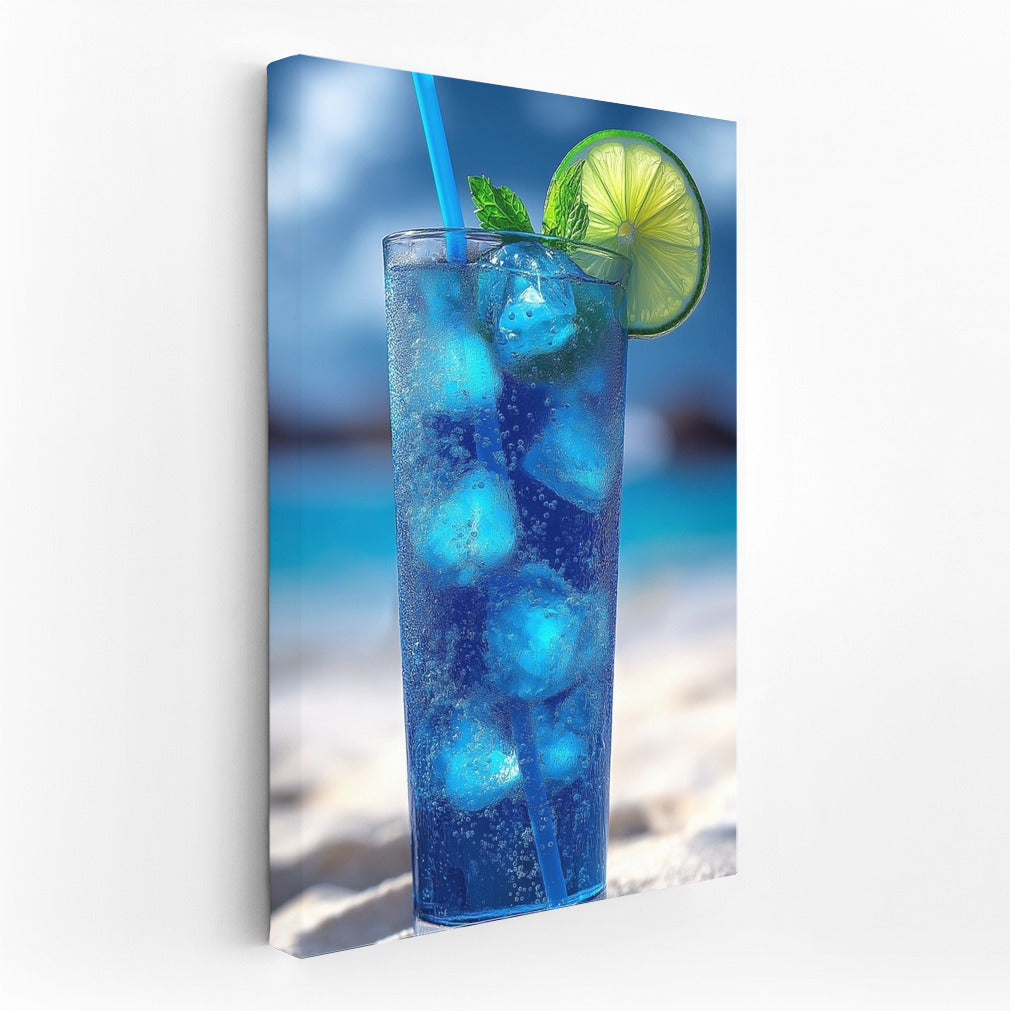 Lime Breeze on the Sandy Beach