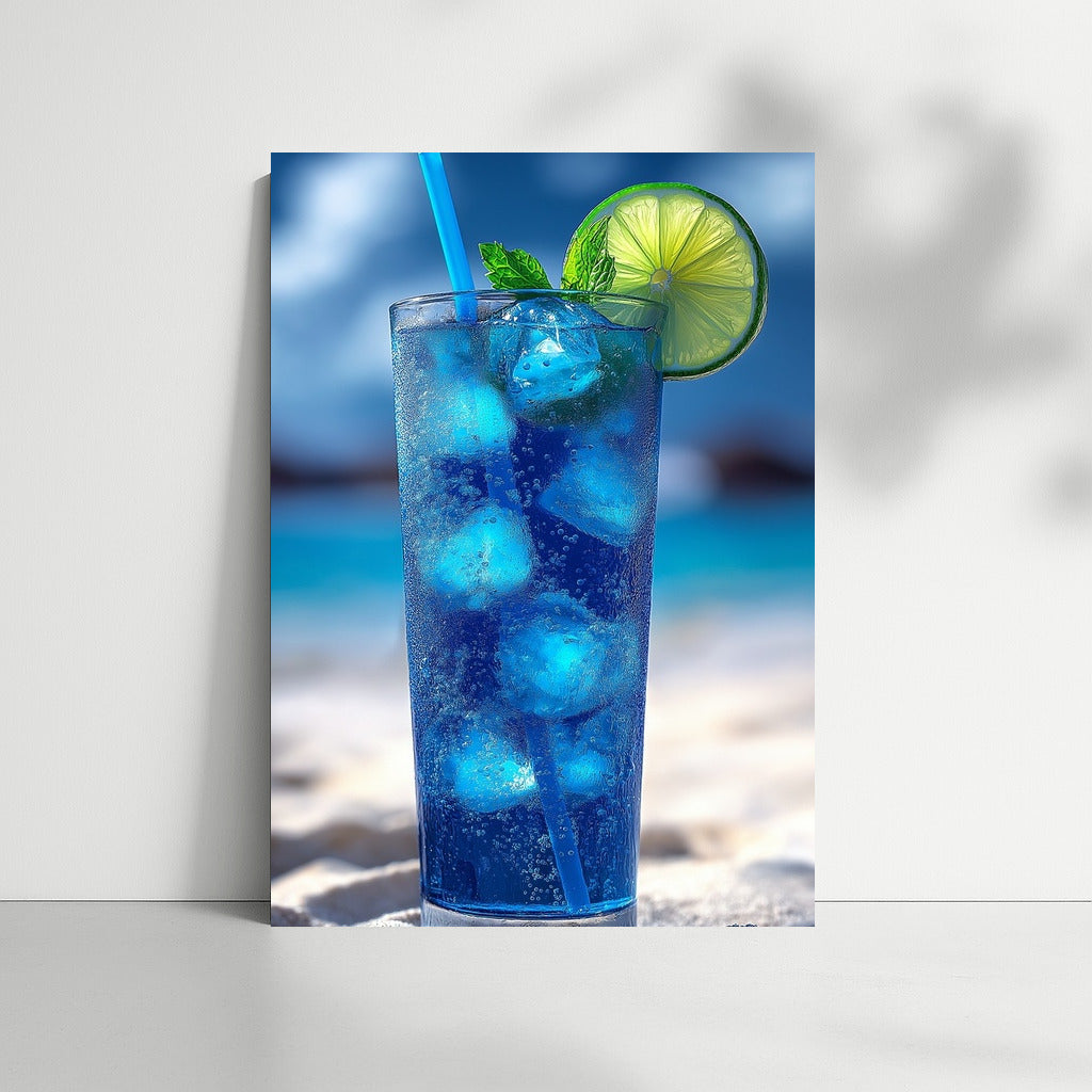 Lime Breeze on the Sandy Beach