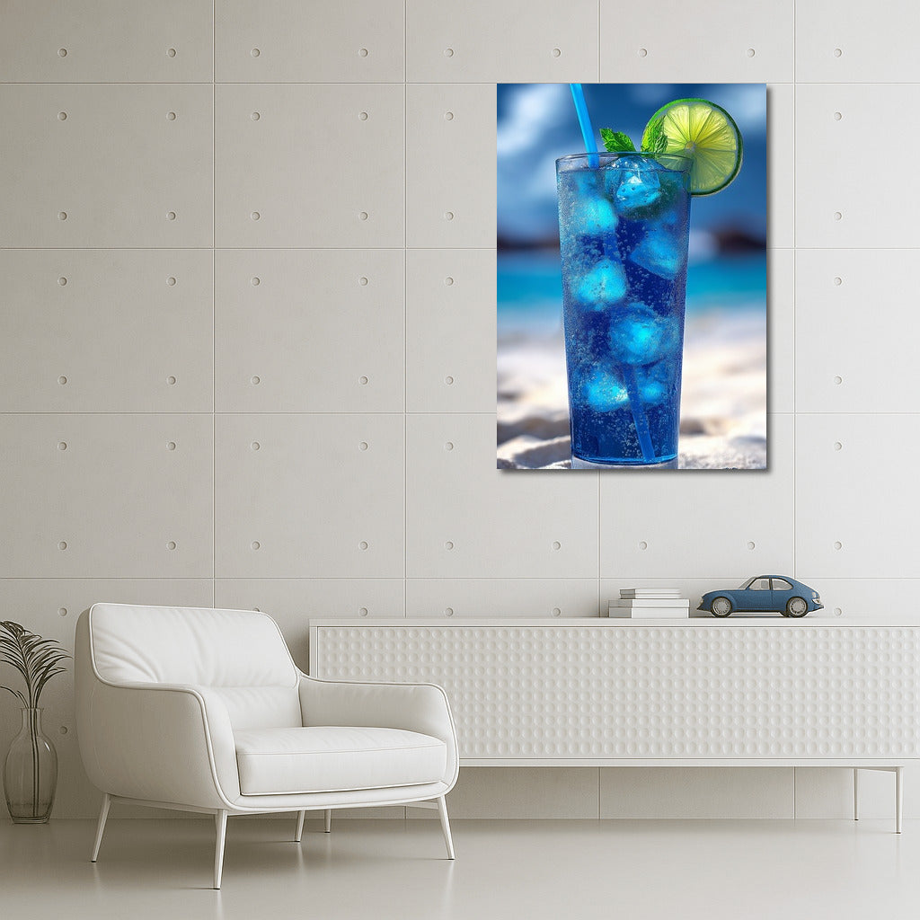 Lime Breeze on the Sandy Beach