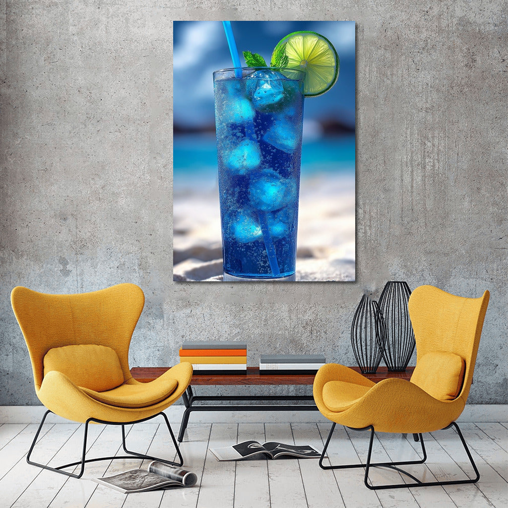 Lime Breeze on the Sandy Beach