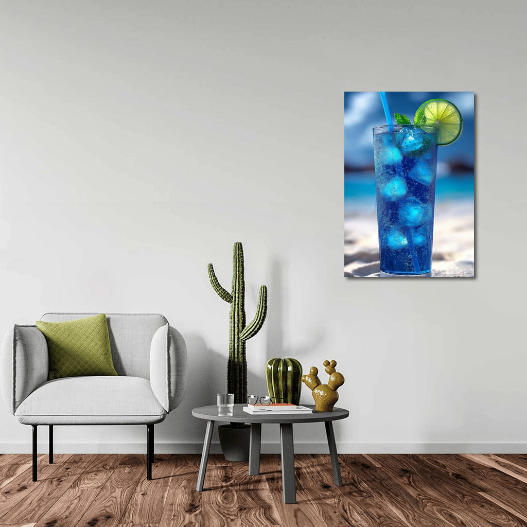 Lime Breeze on the Sandy Beach