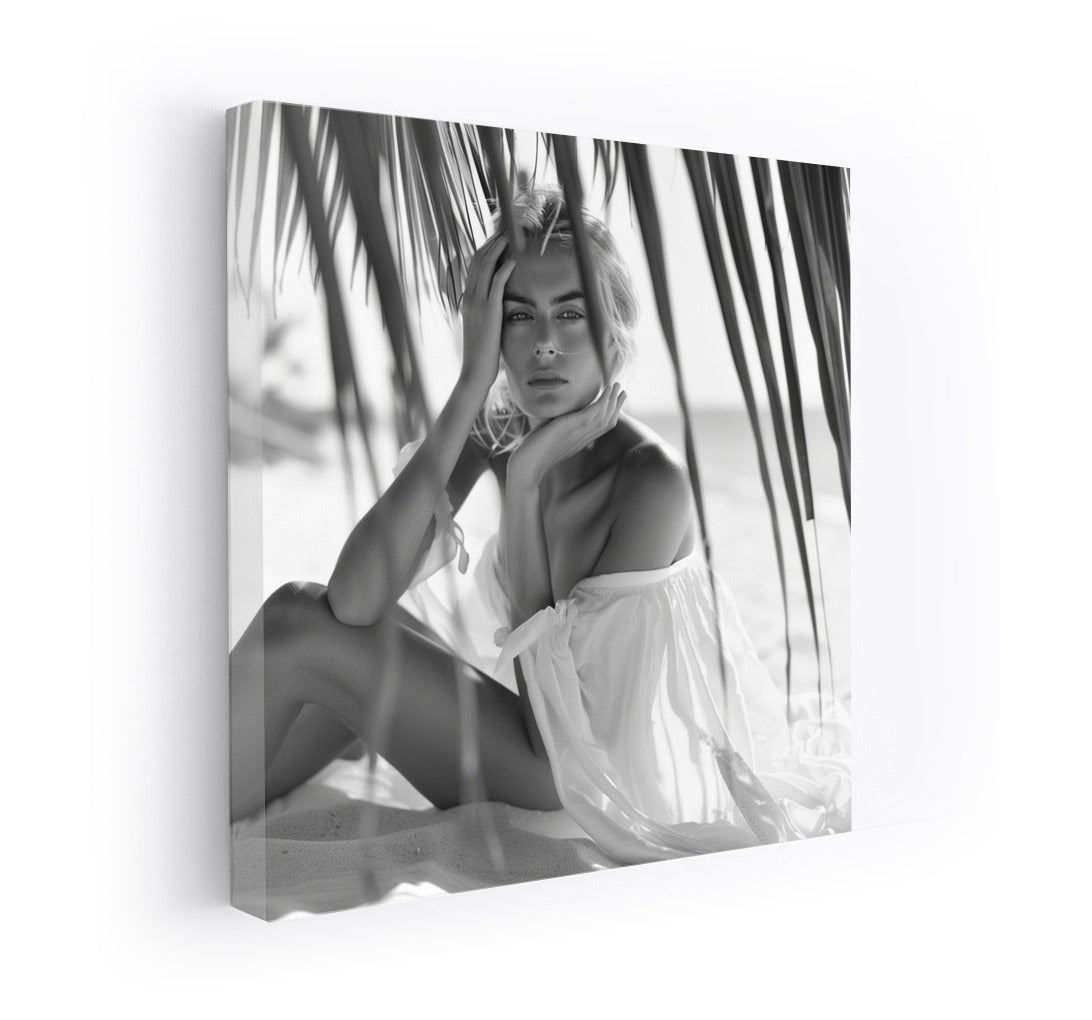 Tropical Muse in the Palm Shade