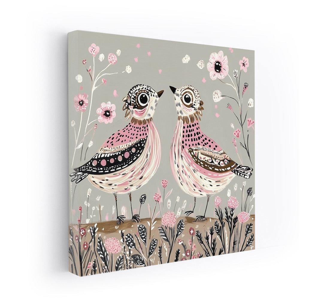 Bird Waltz in Flower Paradise