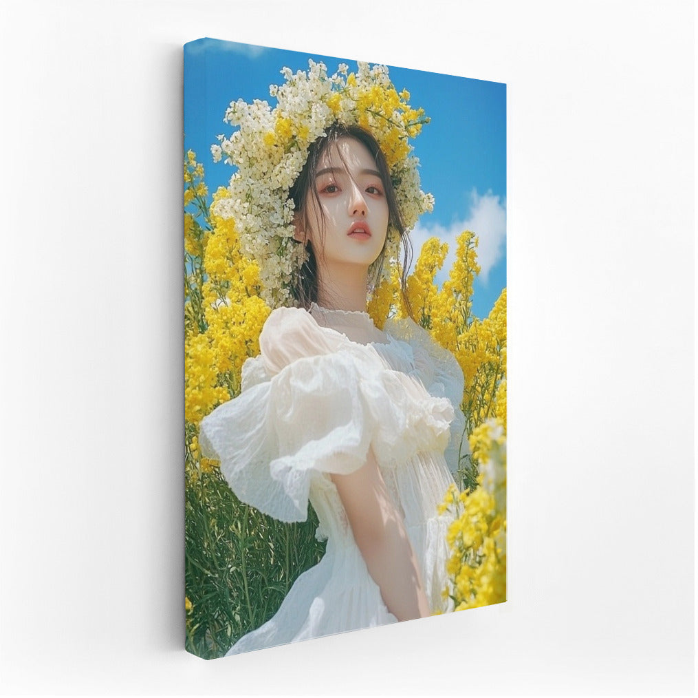 Snow-white harmony in floral radiance