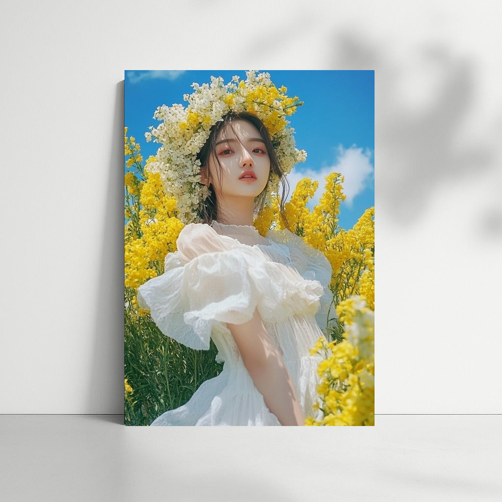 Snow-white harmony in floral radiance