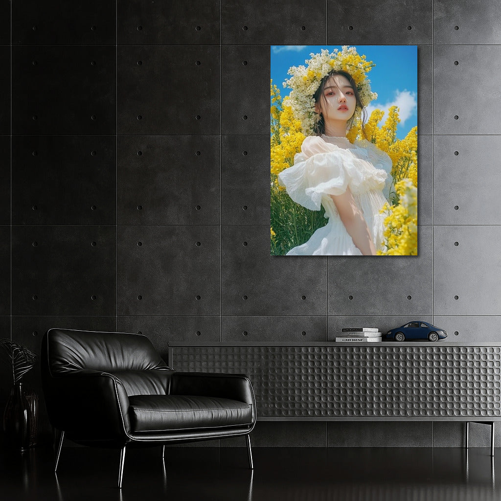 Snow-white harmony in floral radiance