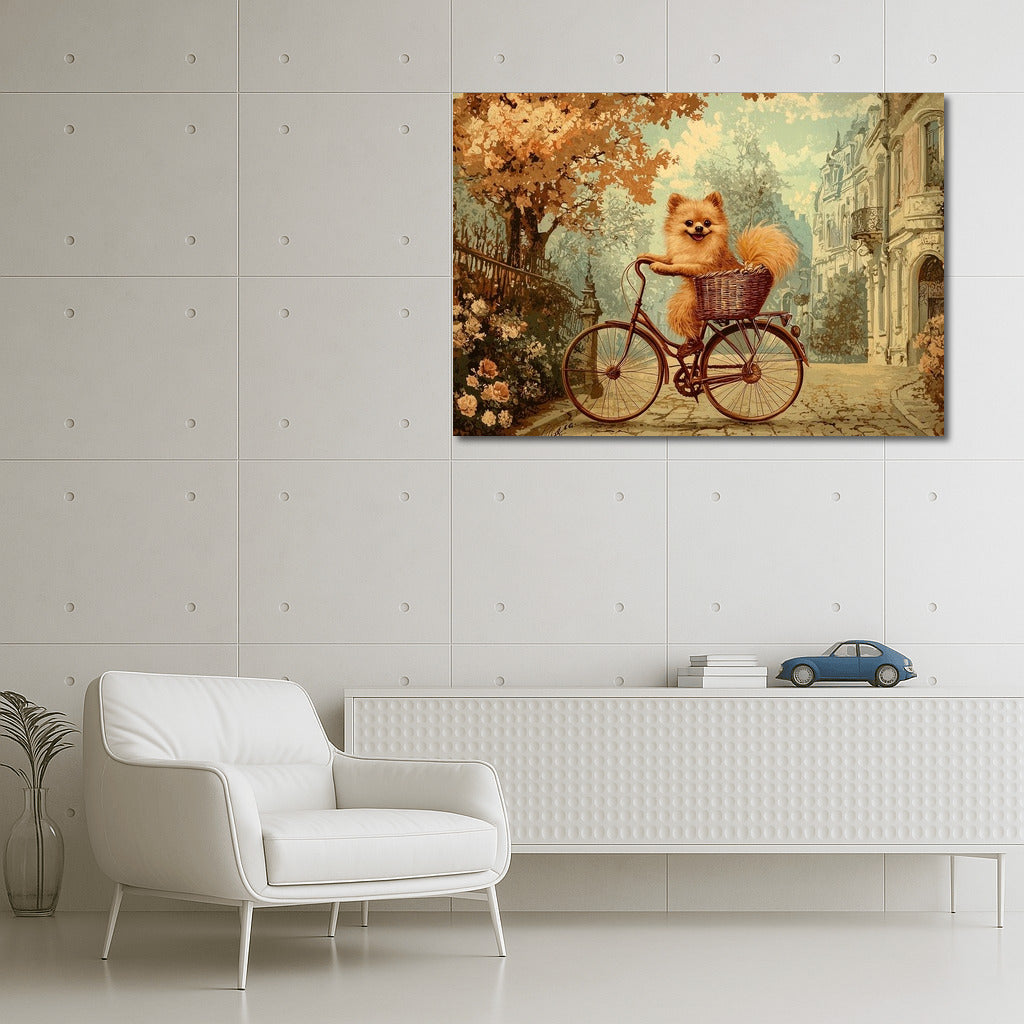 Spitz on Wheels of Happiness