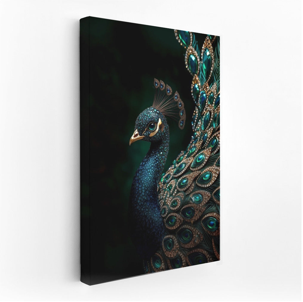 Flower Symphony of Peacock Majesty