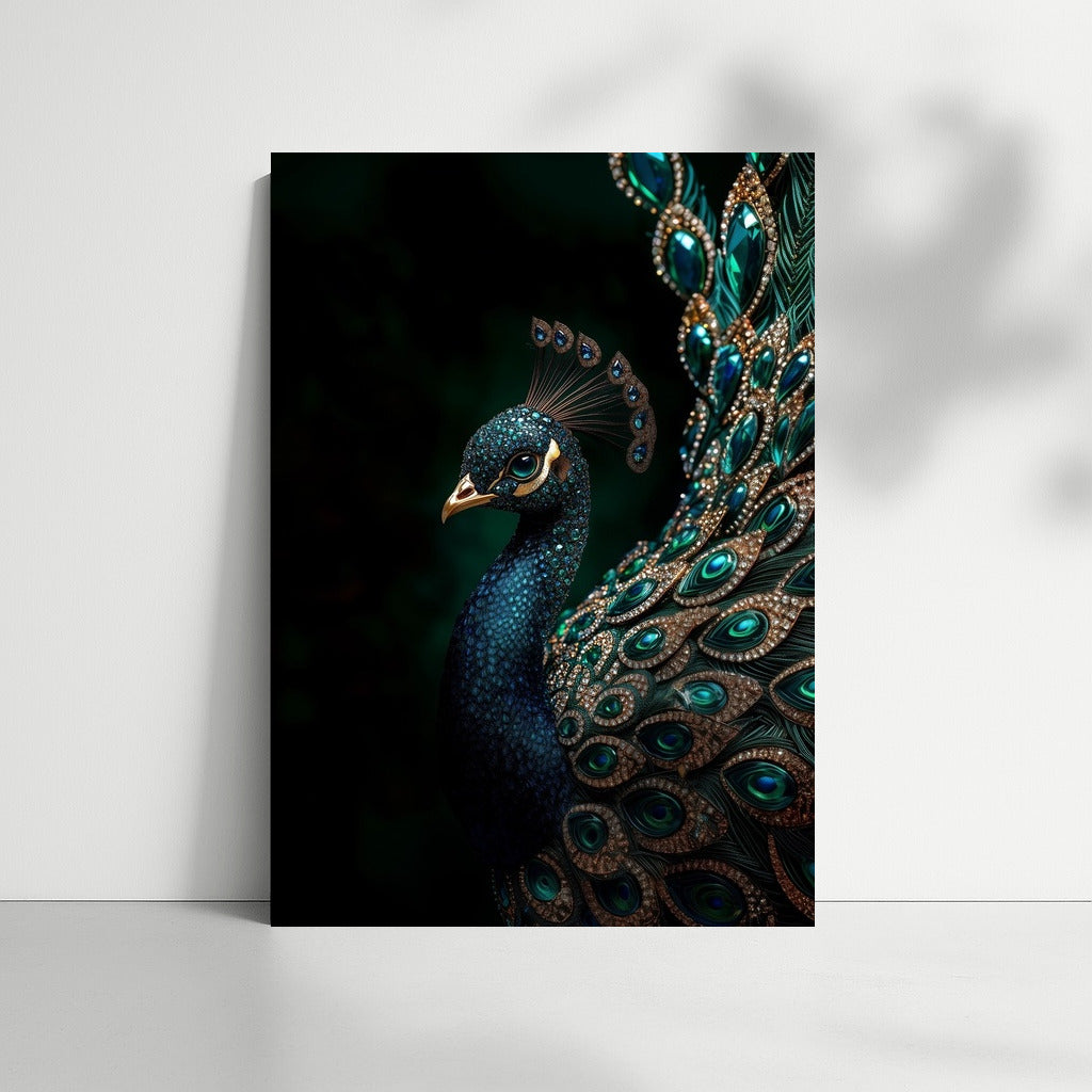 Flower Symphony of Peacock Majesty