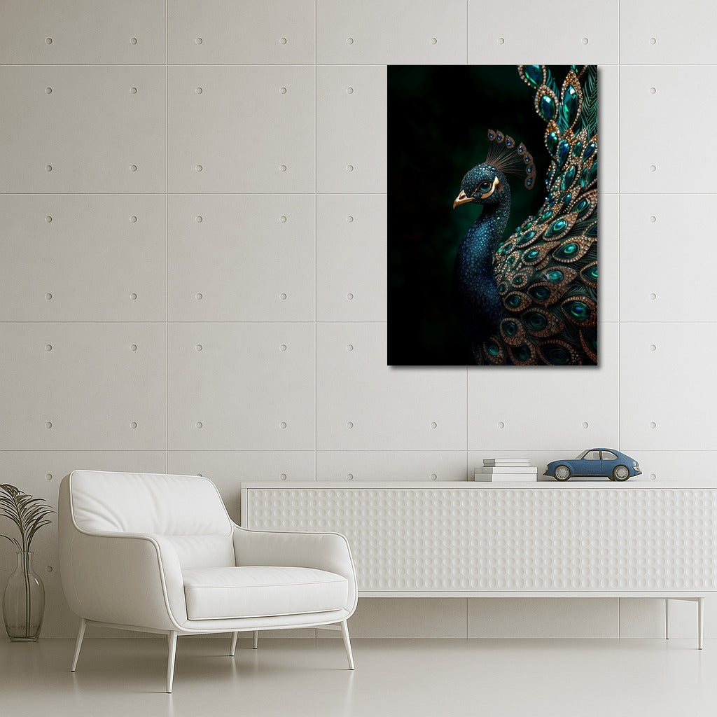 Flower Symphony of Peacock Majesty