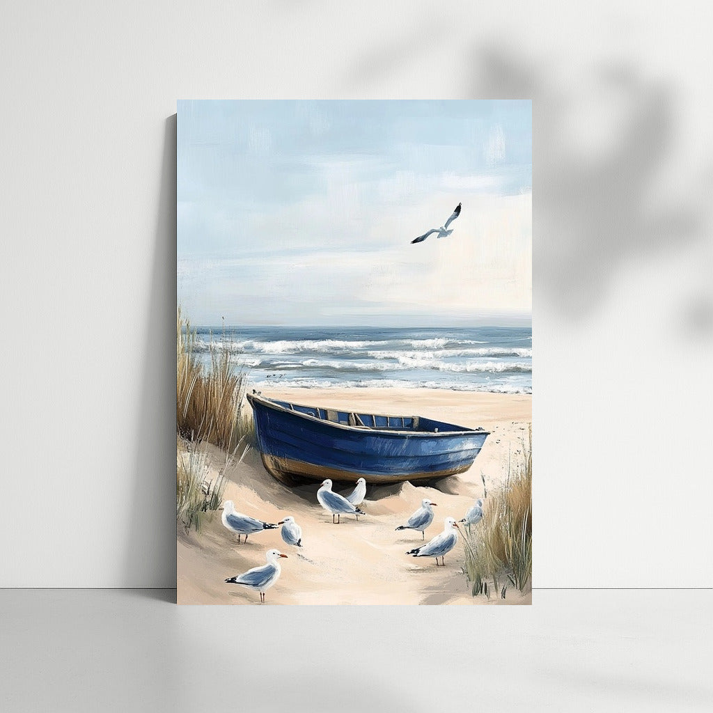 The Blue Boat and the Dance of the Seagulls