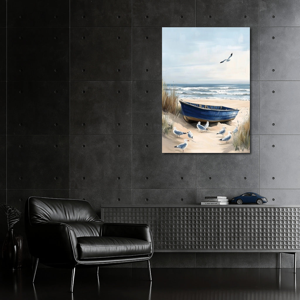 The Blue Boat and the Dance of the Seagulls