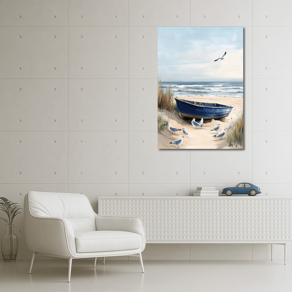 The Blue Boat and the Dance of the Seagulls