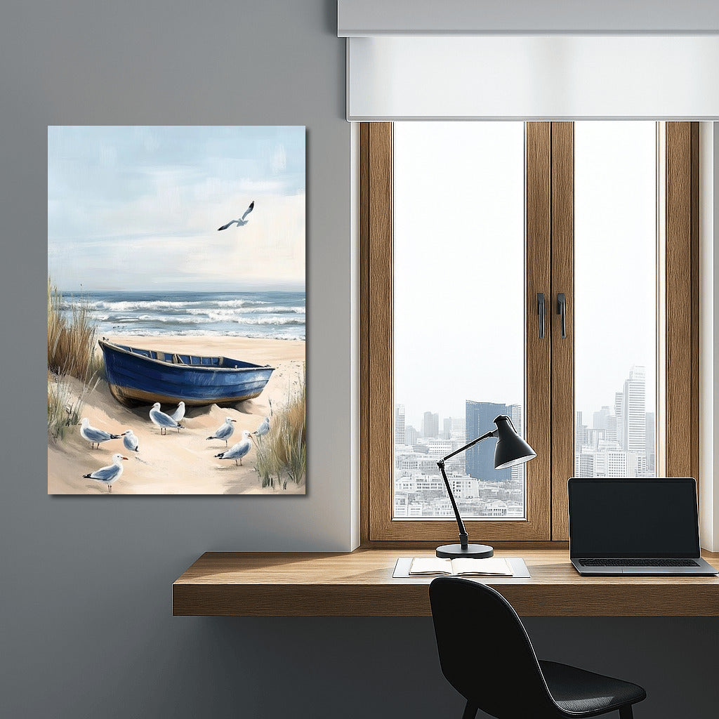 The Blue Boat and the Dance of the Seagulls