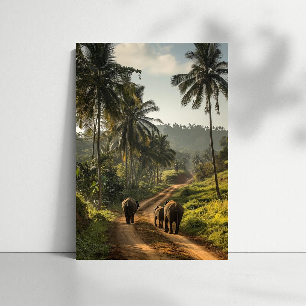 Palm Path of Elephants
