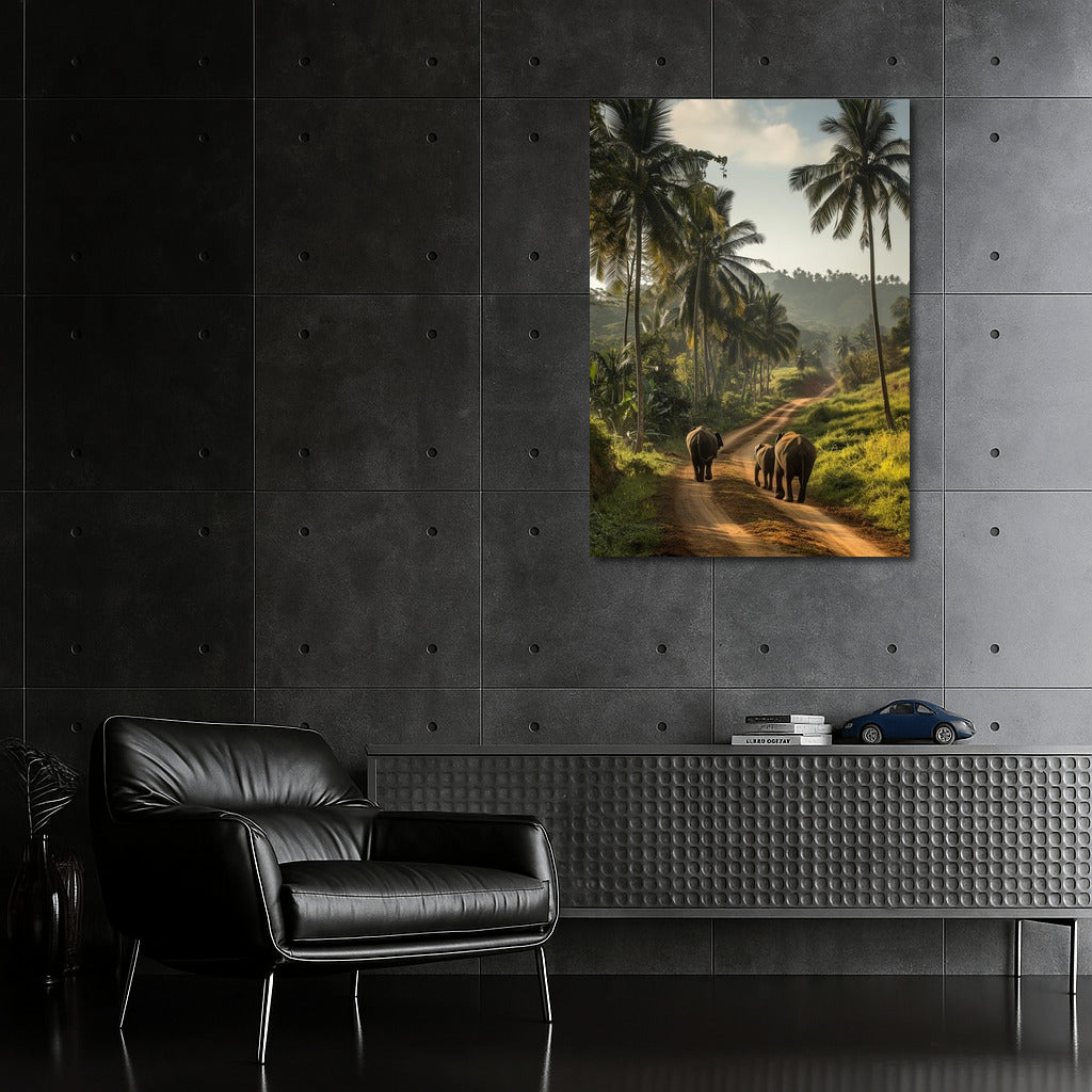 Palm Path of Elephants