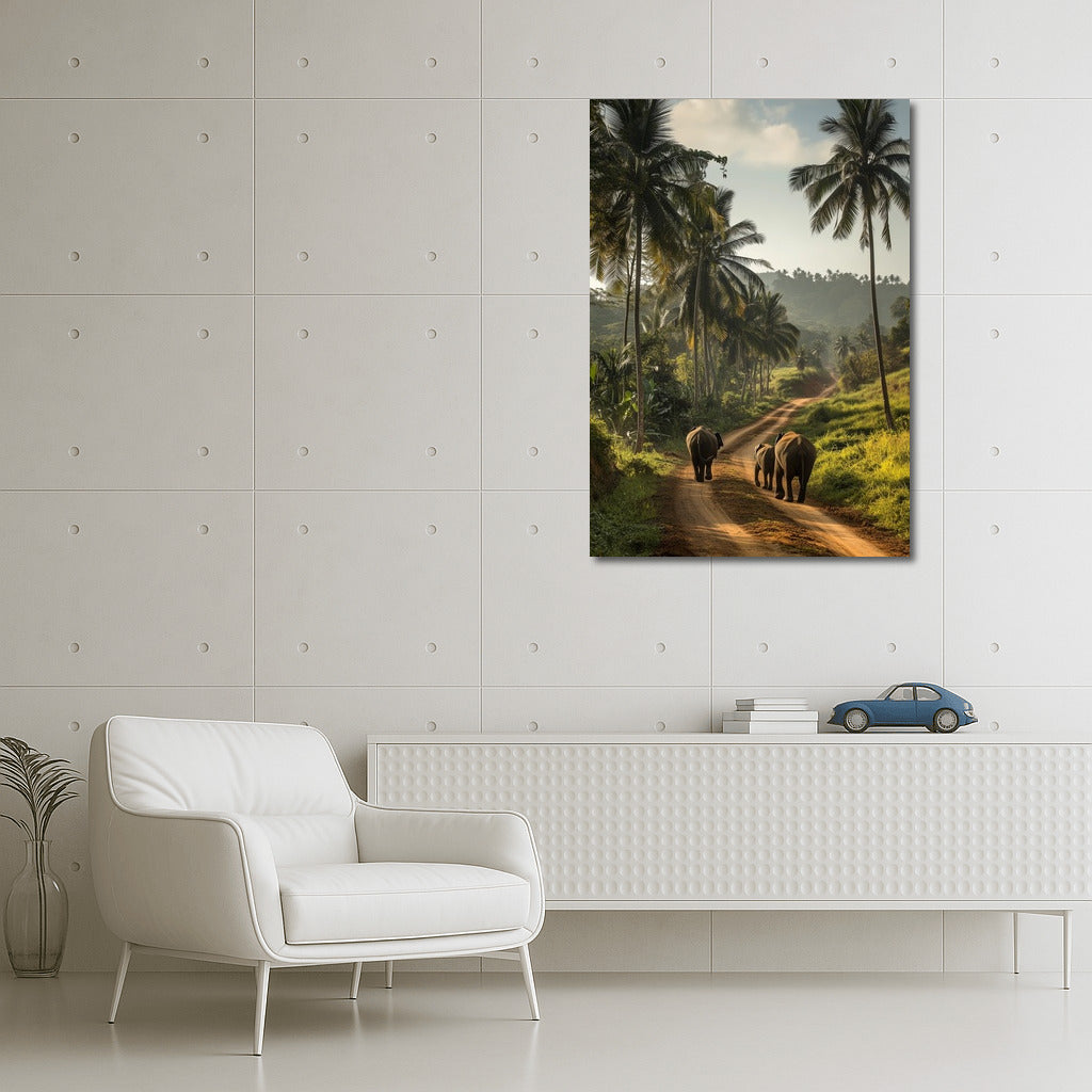 Palm Path of Elephants