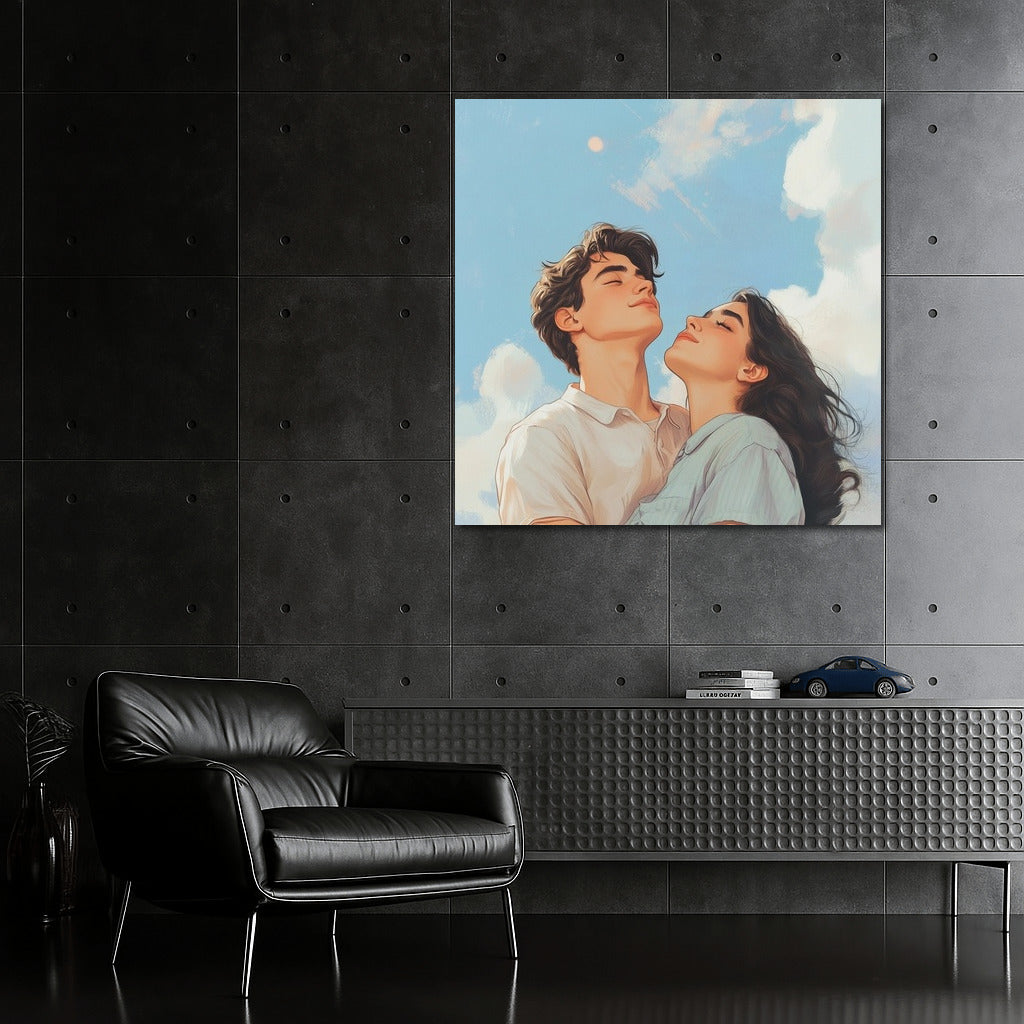 Dance under the clouds: harmony of two