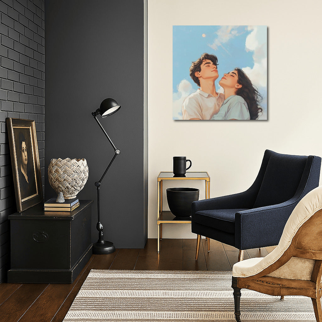 Dance under the clouds: harmony of two