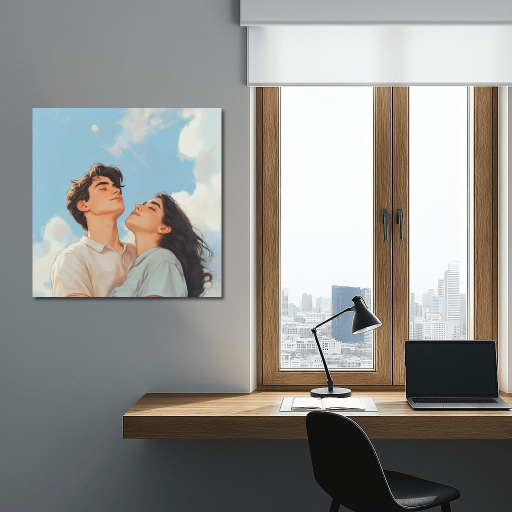 Dance under the clouds: harmony of two