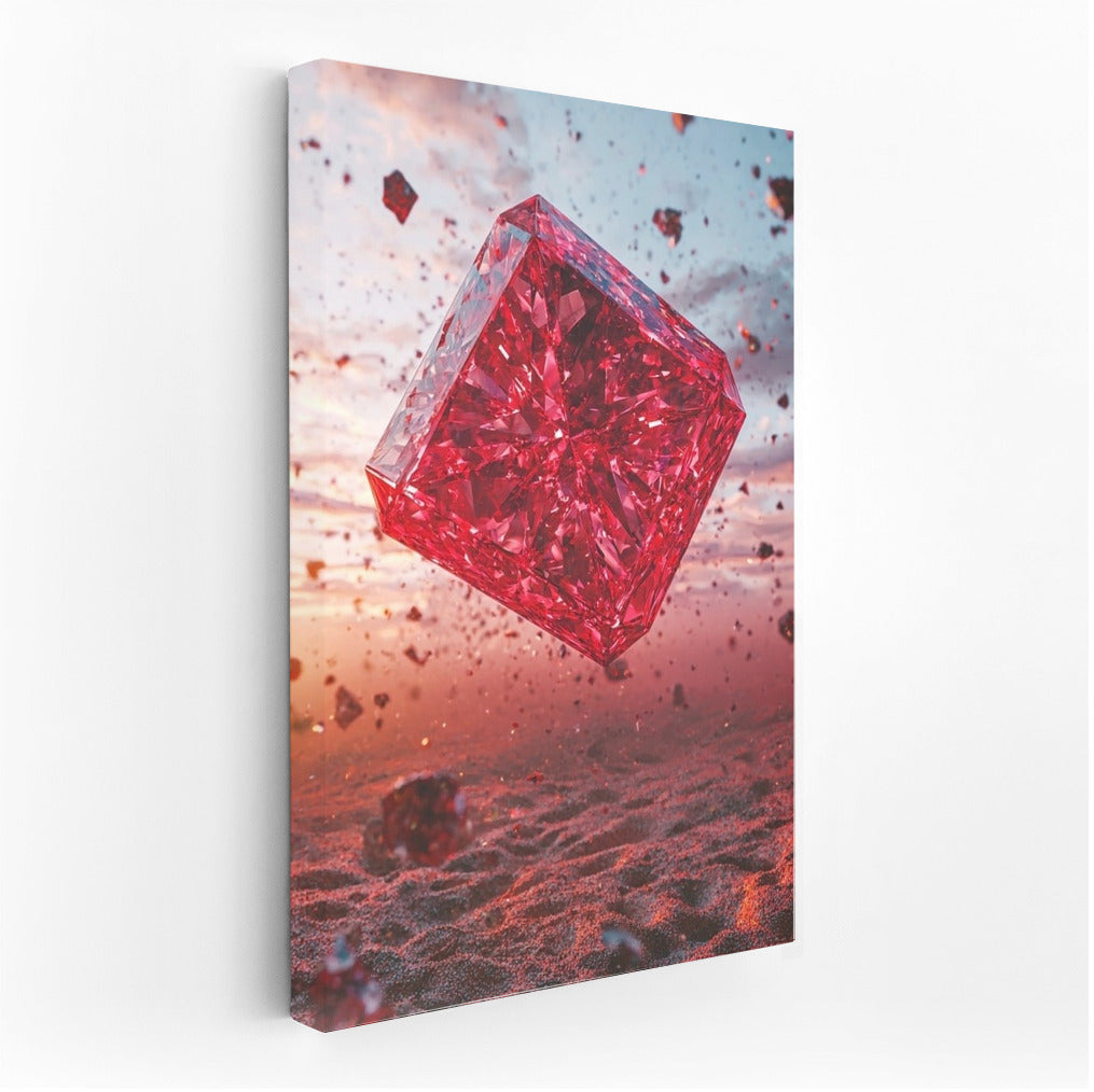 Sunset Diamond: Floating Cube
