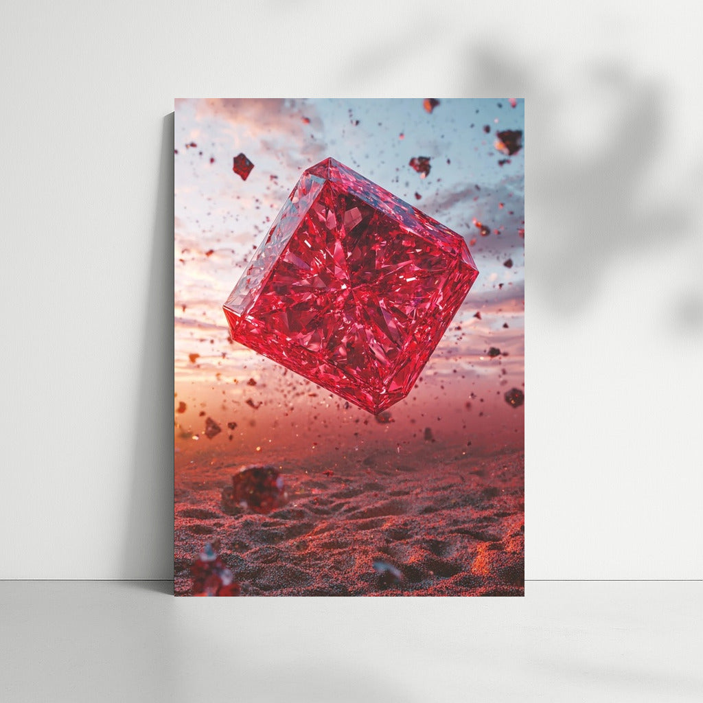 Sunset Diamond: Floating Cube