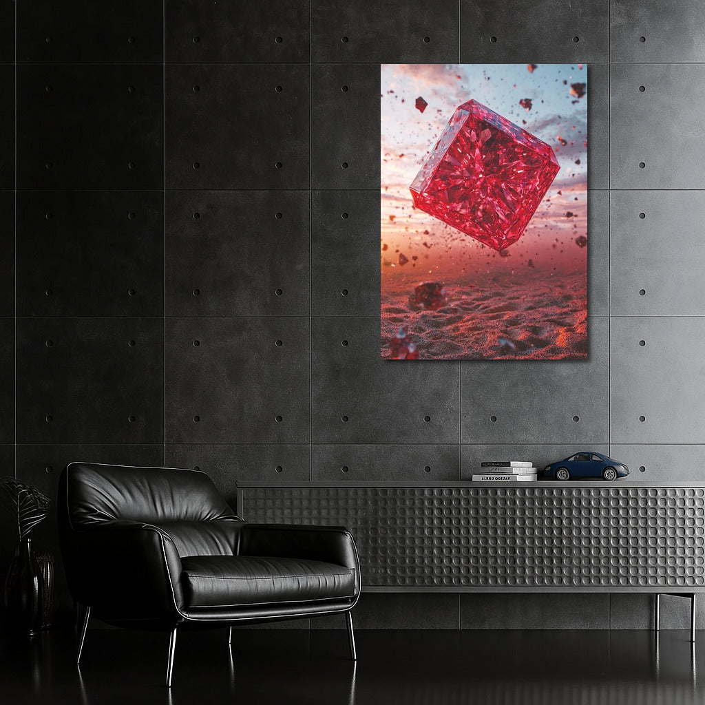 Sunset Diamond: Floating Cube