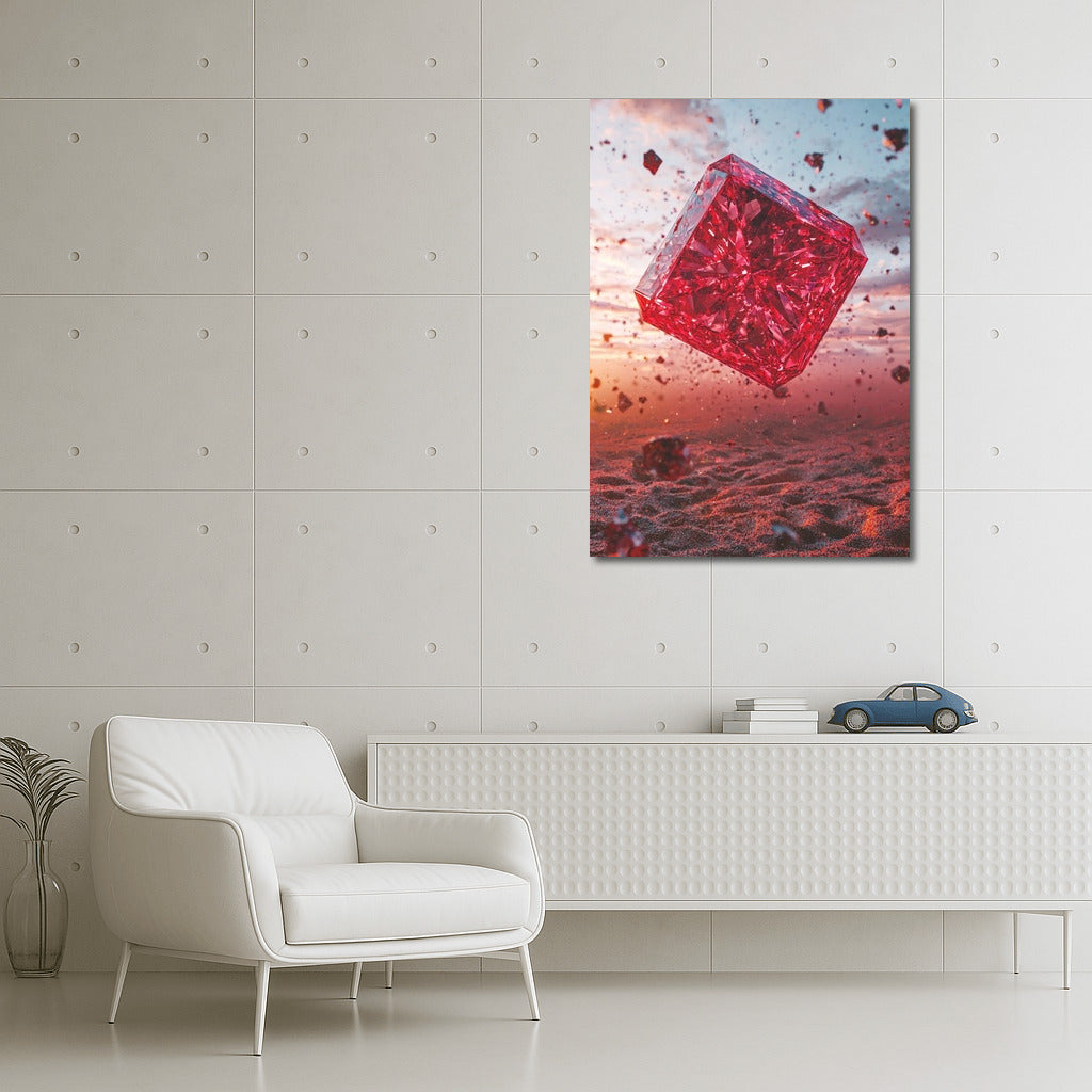 Sunset Diamond: Floating Cube