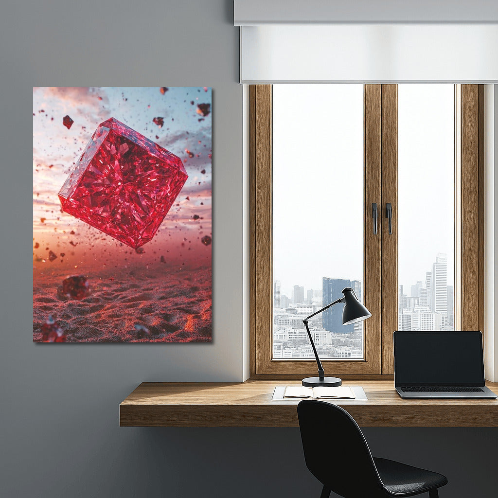 Sunset Diamond: Floating Cube