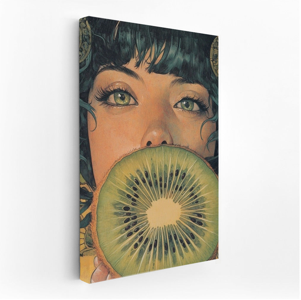 Kiwi in Palms: Explosion of Freshness