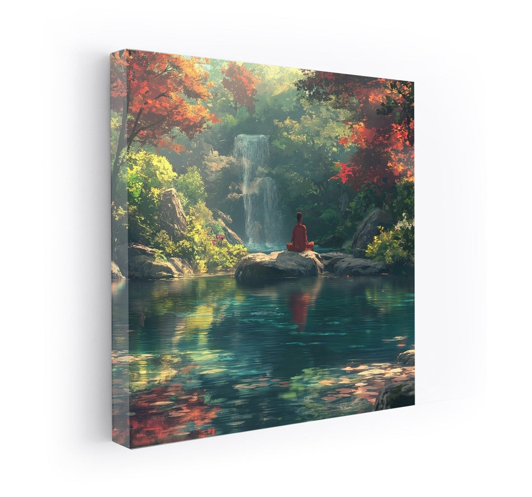 Autumn Muse at the Rustle of Waters