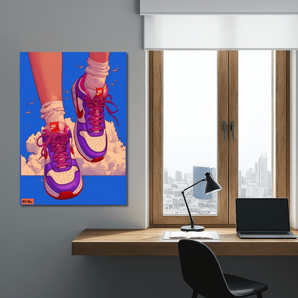 Floating in Nike: Freedom in the Sky