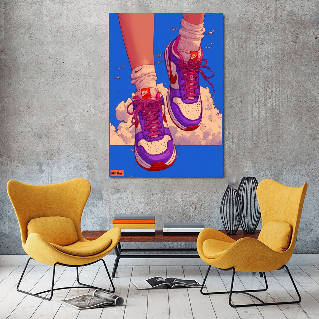 Floating in Nike: Freedom in the Sky