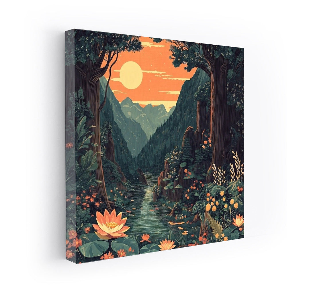 Whispers of the Sunset Forest