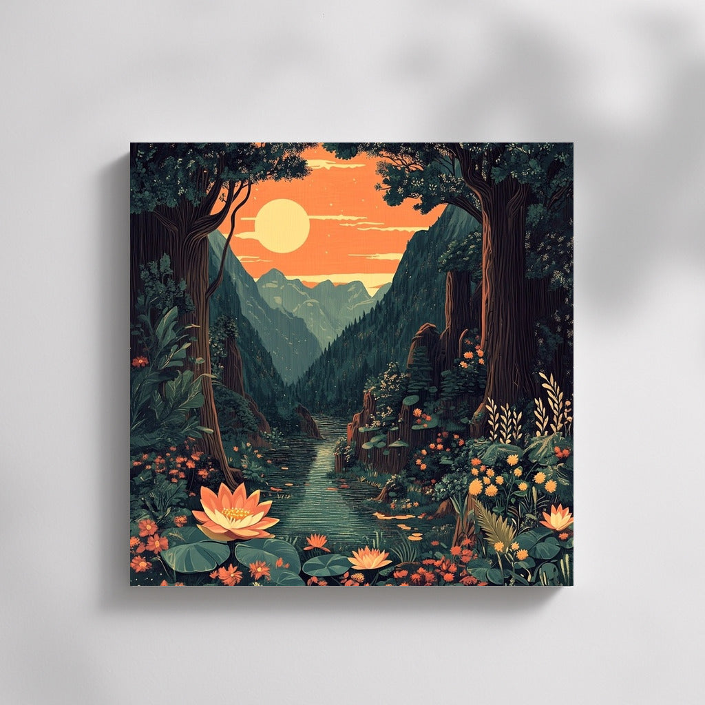 Whispers of the Sunset Forest