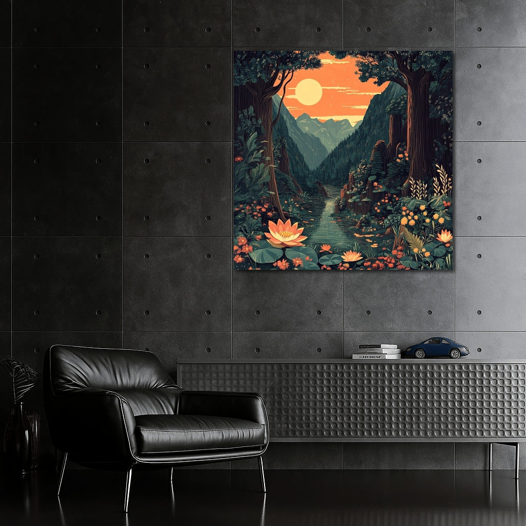 Whispers of the Sunset Forest