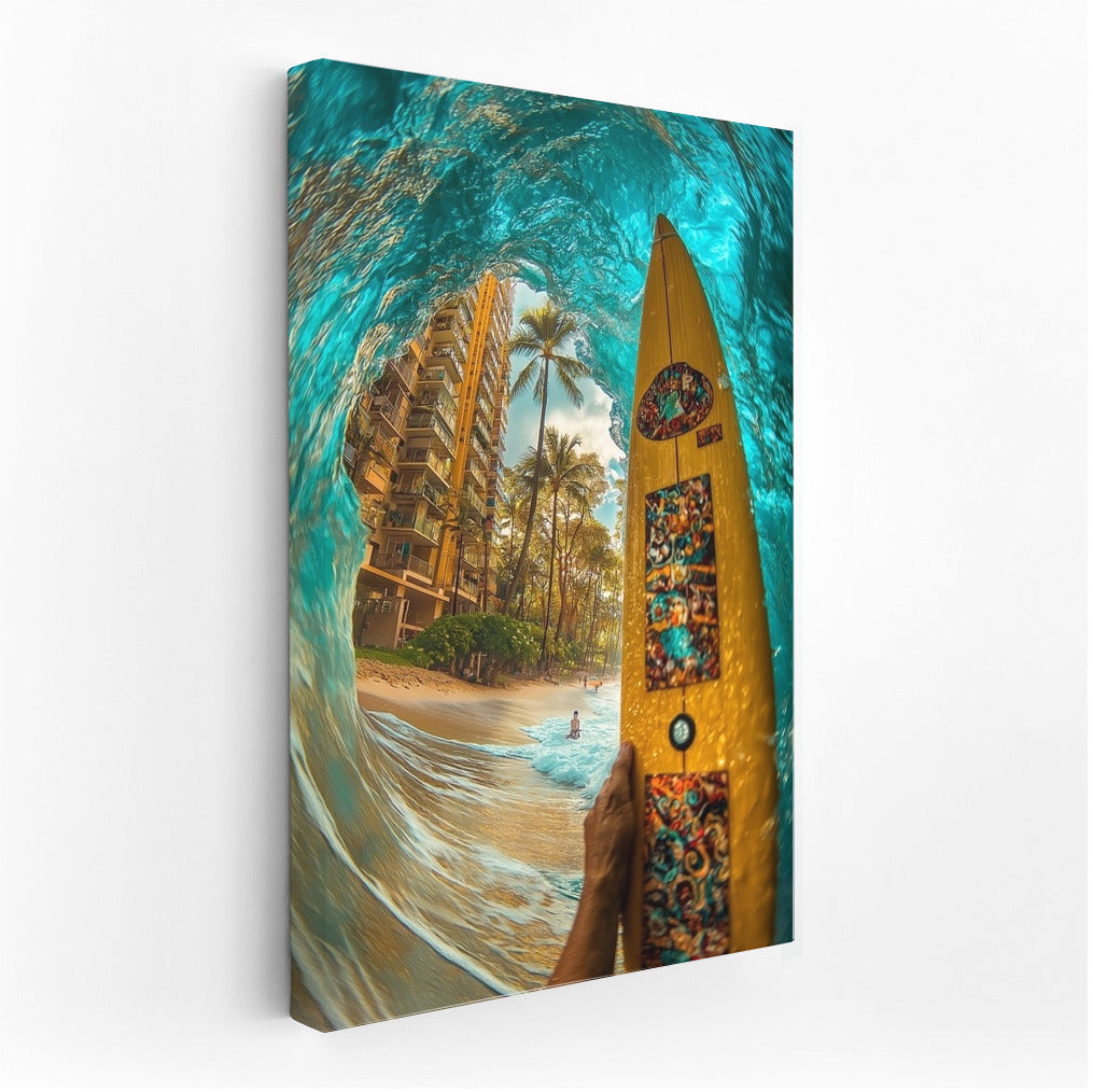Golden Surfing: A Tropical Epic