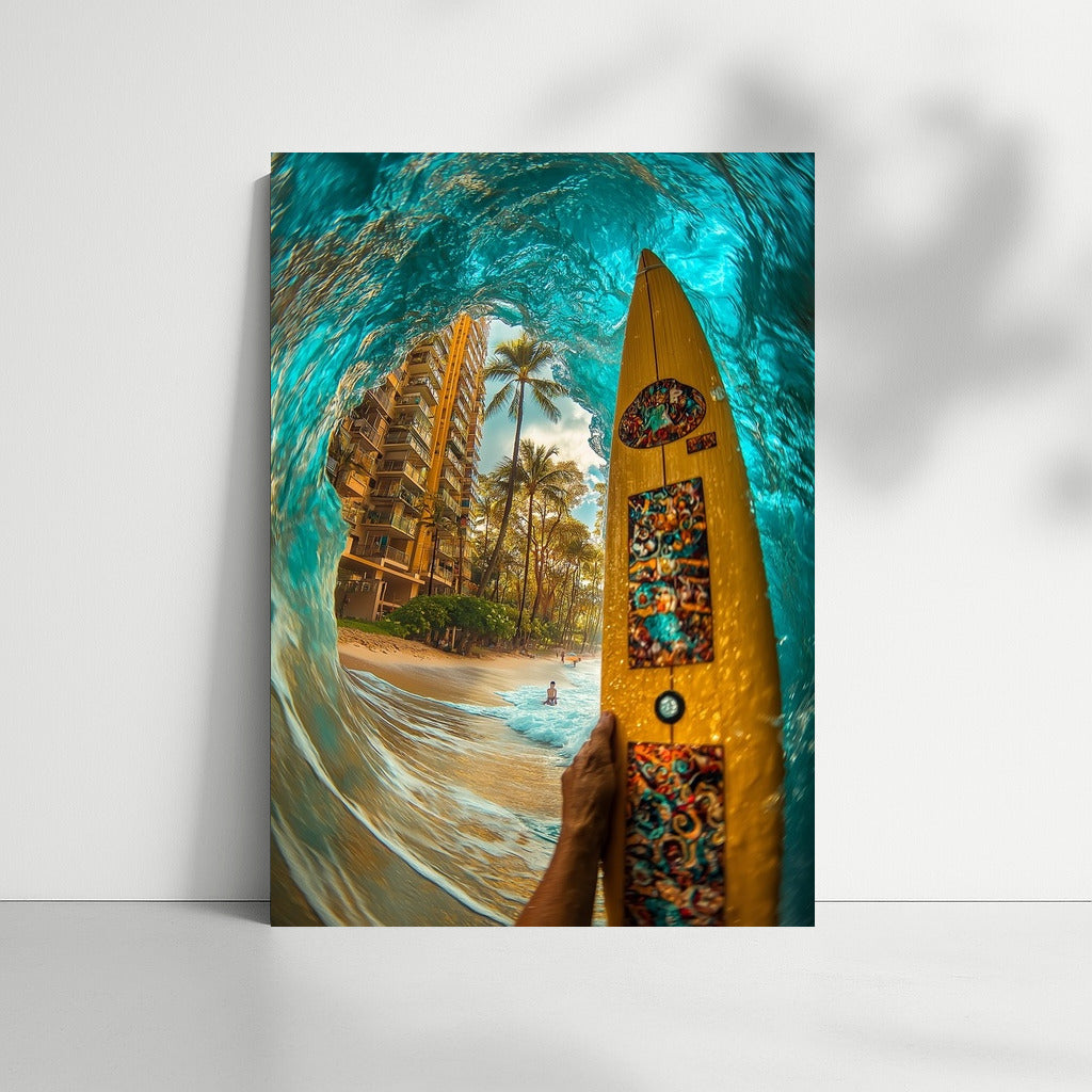 Golden Surfing: A Tropical Epic