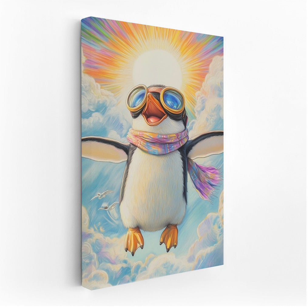 Sky Penguin: Flight in Glasses