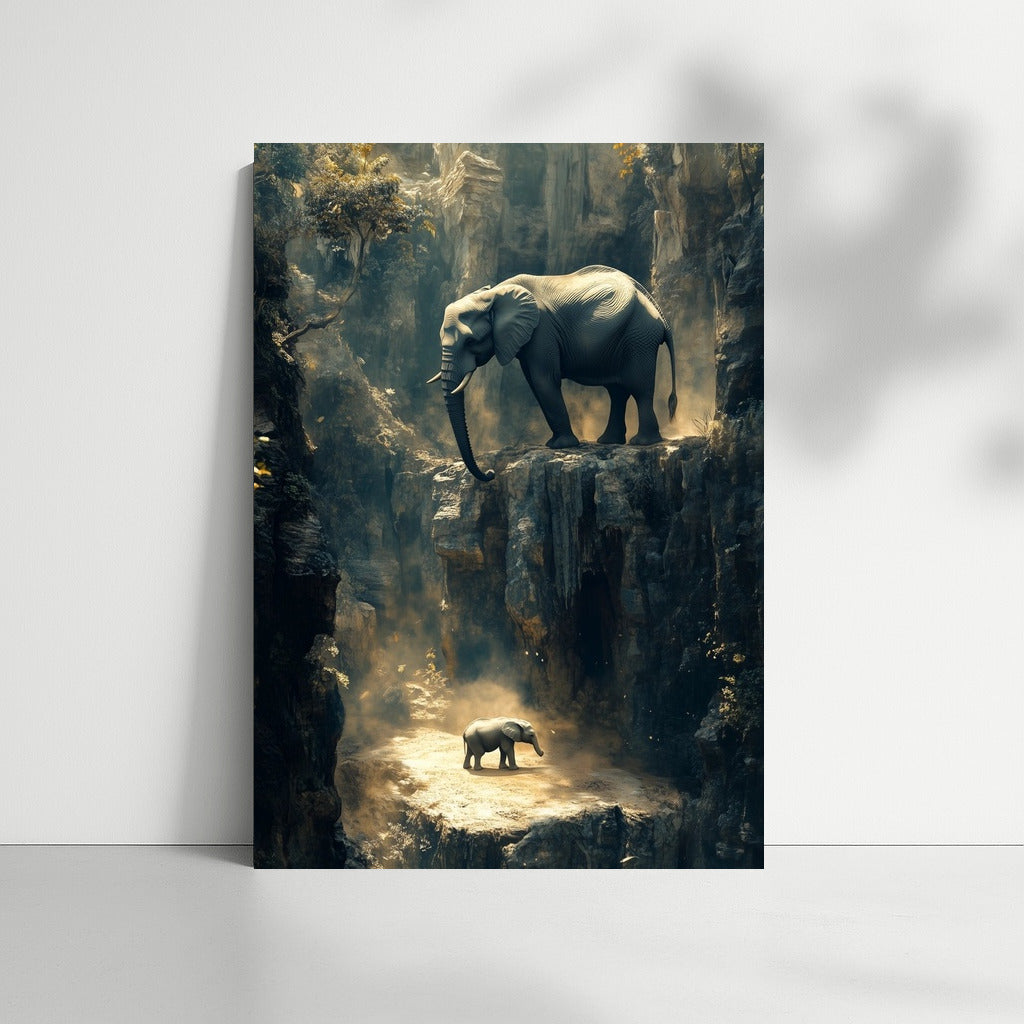 Harmony of Giants: The Majesty of the Rock Elephants