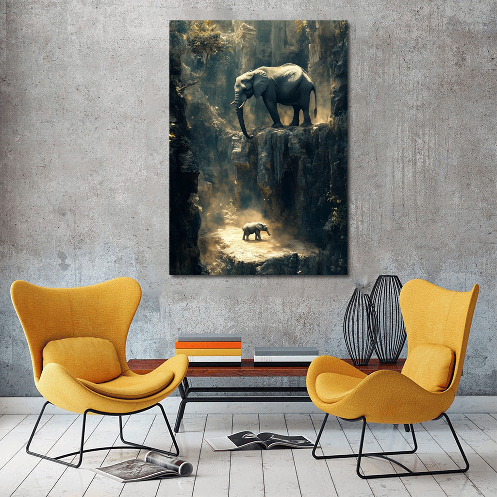 Harmony of Giants: The Majesty of the Rock Elephants