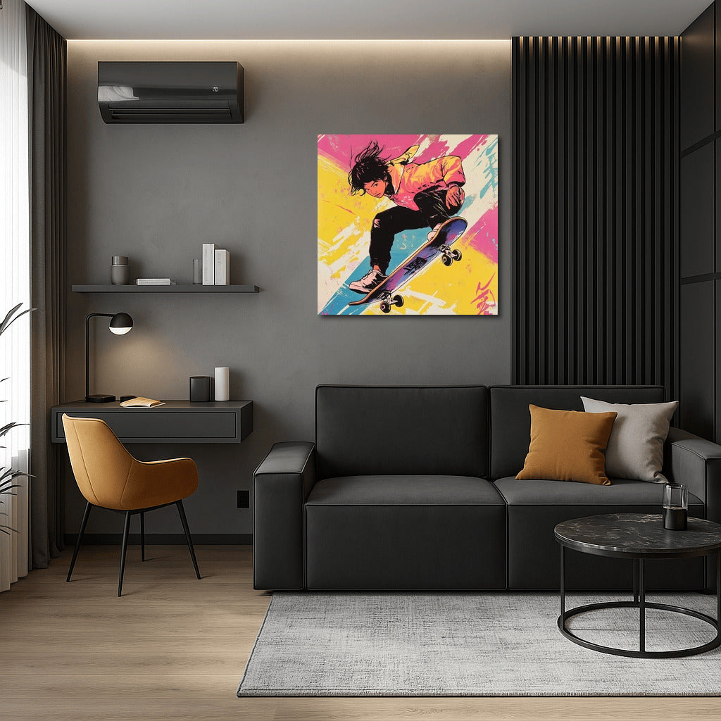 Freedom Whirlwind on a Skateboard