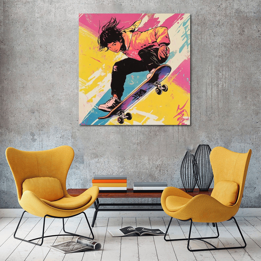 Freedom Whirlwind on a Skateboard