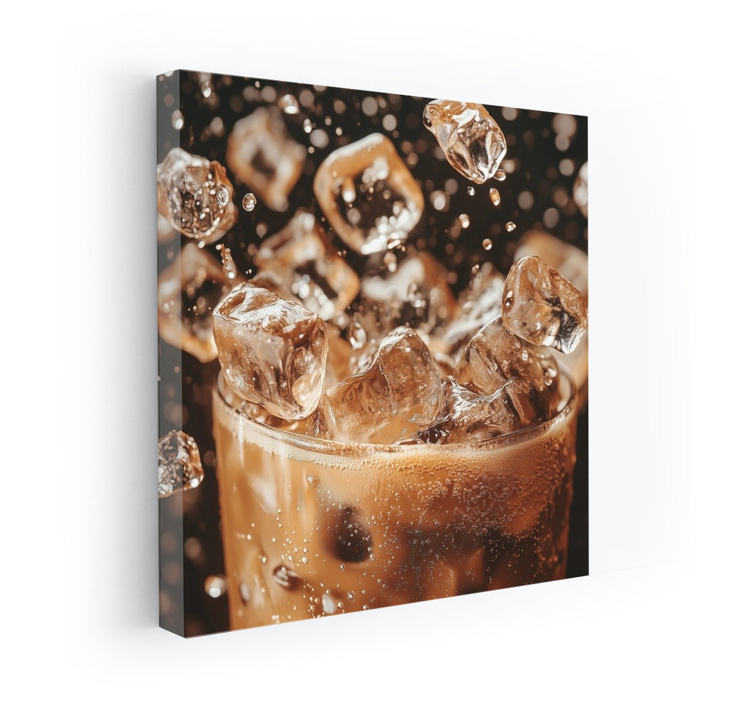 Coffee Dance of Ice Floes: Light and Facets