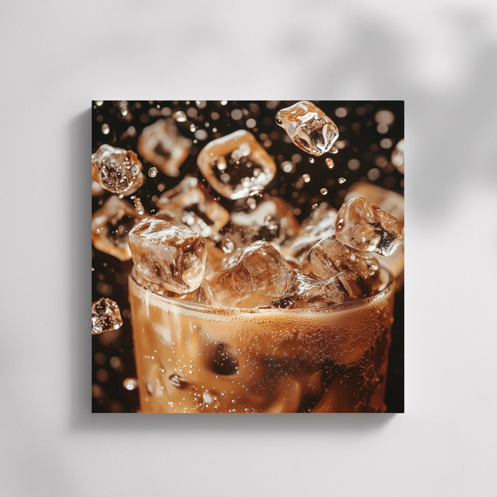 Coffee Dance of Ice Floes: Light and Facets